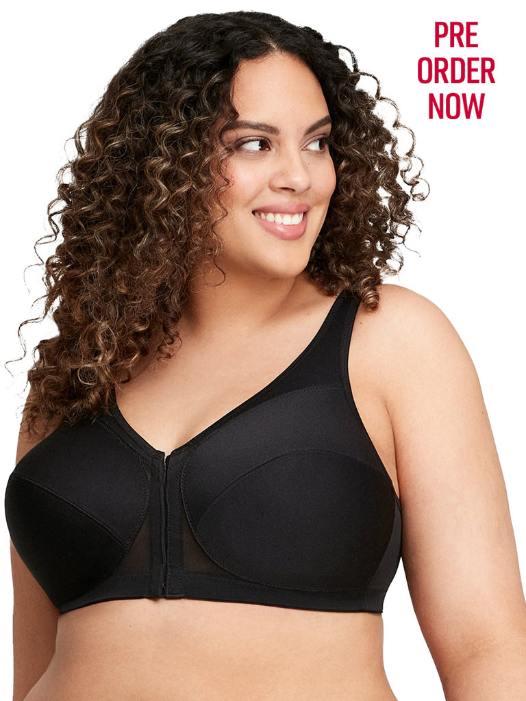 Glamorise Bra 1265 - 360 Support Front Close Posture - Black – Dale and  Waters