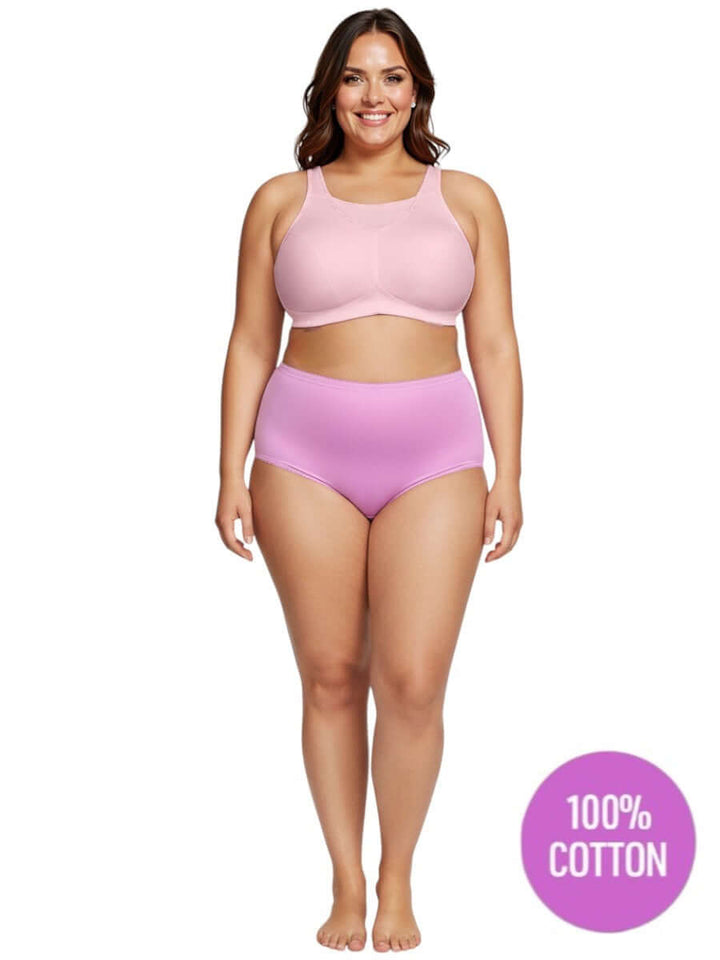 Full Briefs - BCO1007 Cotton - Pink