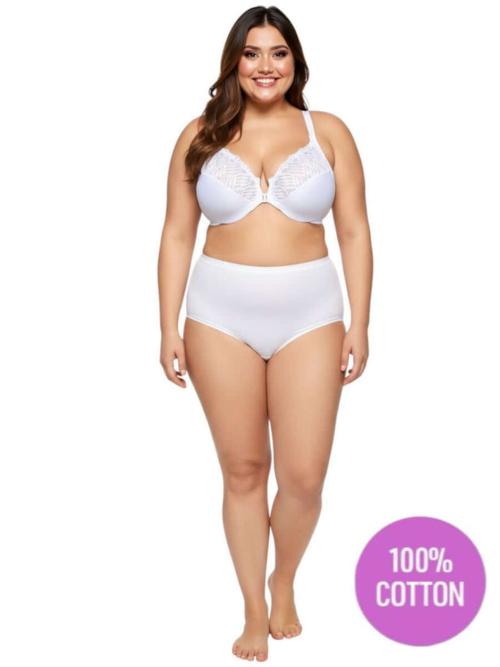 Full Briefs - BCO1003 Cotton - White