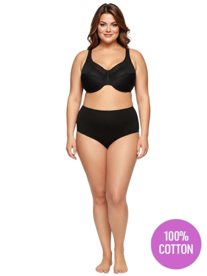 Full Briefs - BCO1001 Cotton - Black