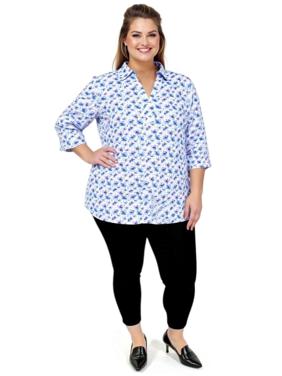 Hunter Top - White Print