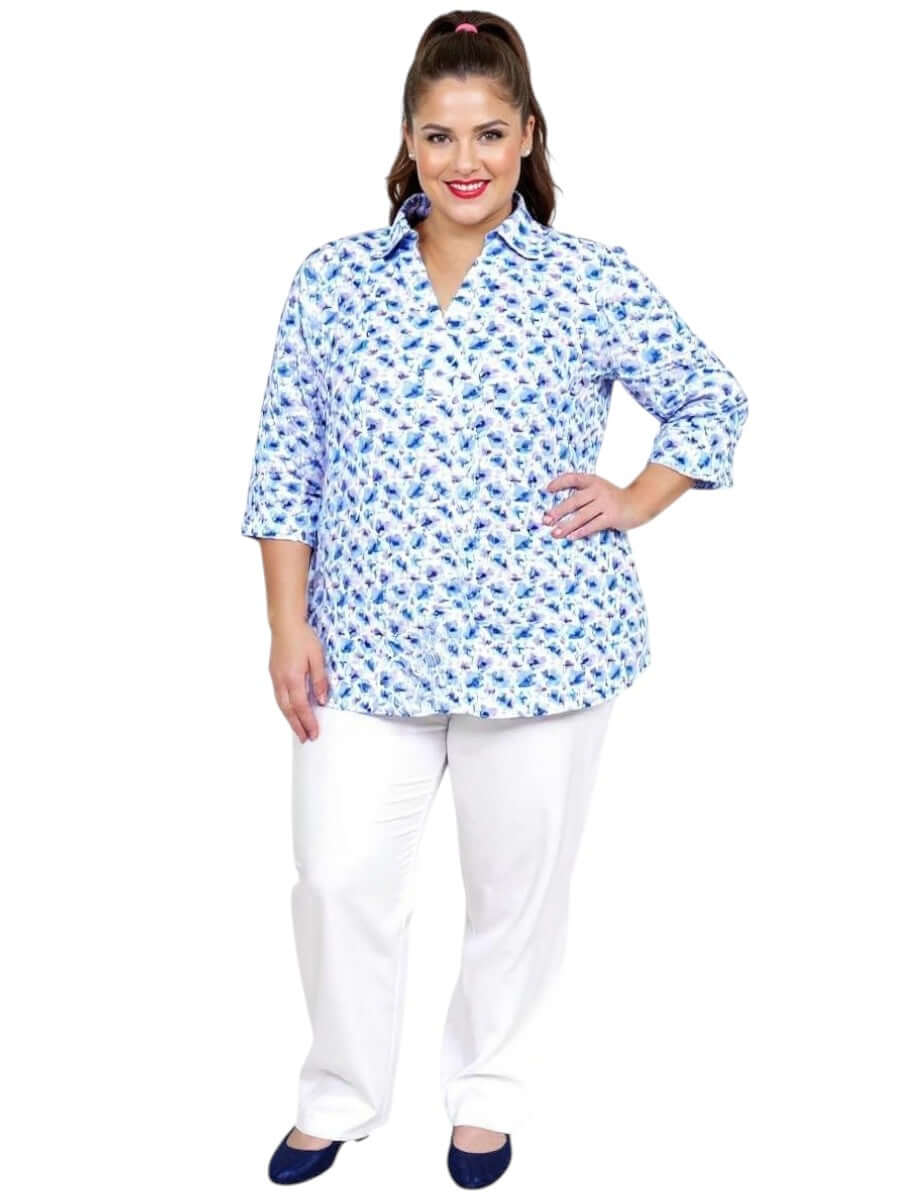 Hunter Top - White Print