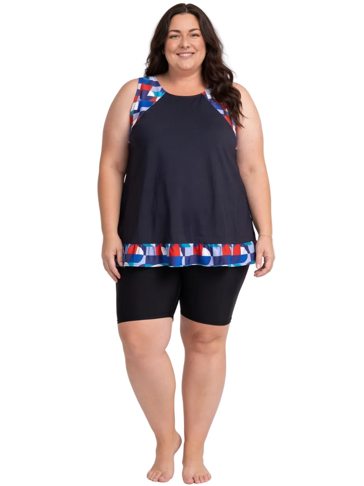 Hydra Bay Swim Cami - Print