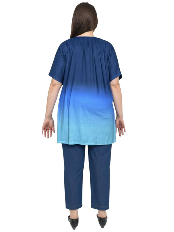Icelynn Tunic - Blue Ombre**