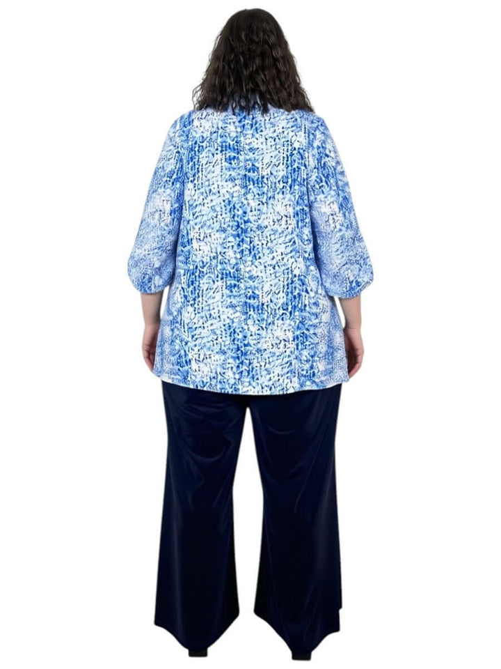 Indigo Top - Blue Print