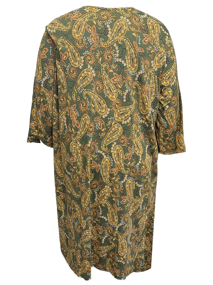 Jasmine Nightie - Olive Print