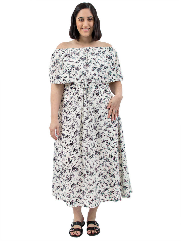 River Side Dress - White Print*
