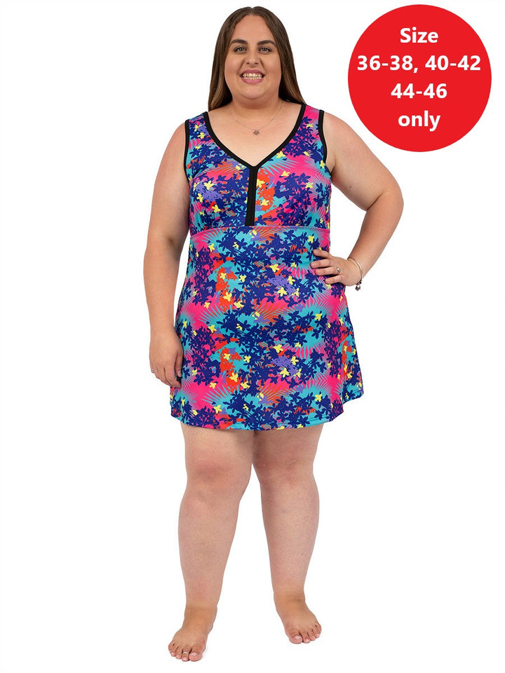 Sea Bed Swim Dress - Print (Chlorine Resistant)*