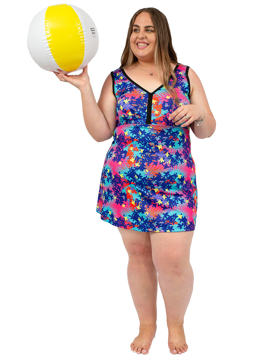 Sea Bed Swimdress - Print (Chlorine Resistant)* - Dale and Waters