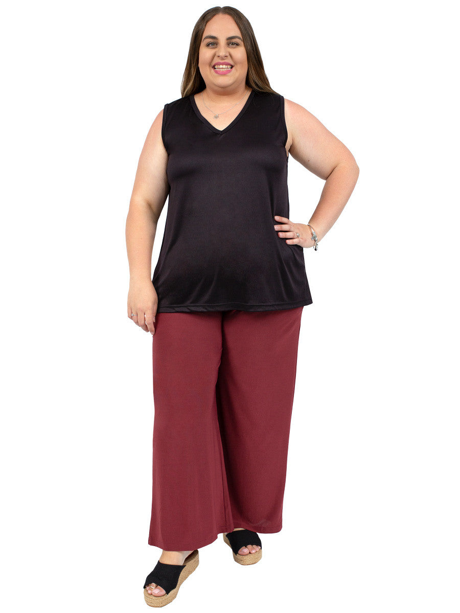Coulottes Of Fun Pants - Burgundy*