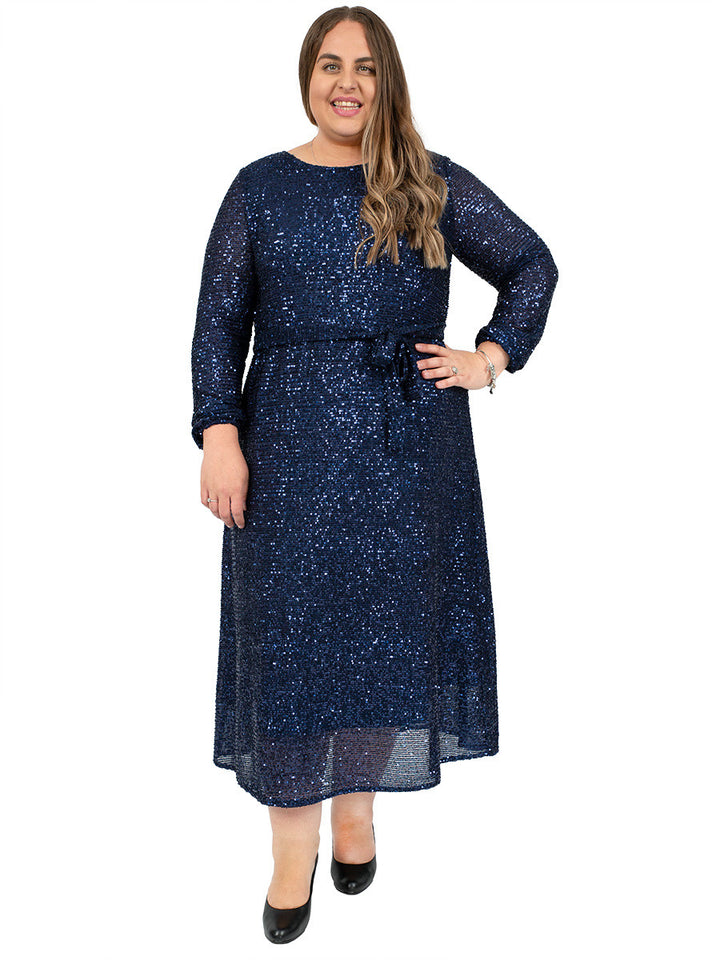 Razzle Dazzle Dress - Blue* - Dale and Waters