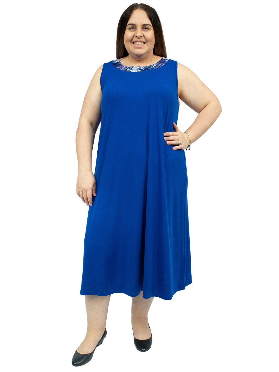 Celeste Dress - Navy**