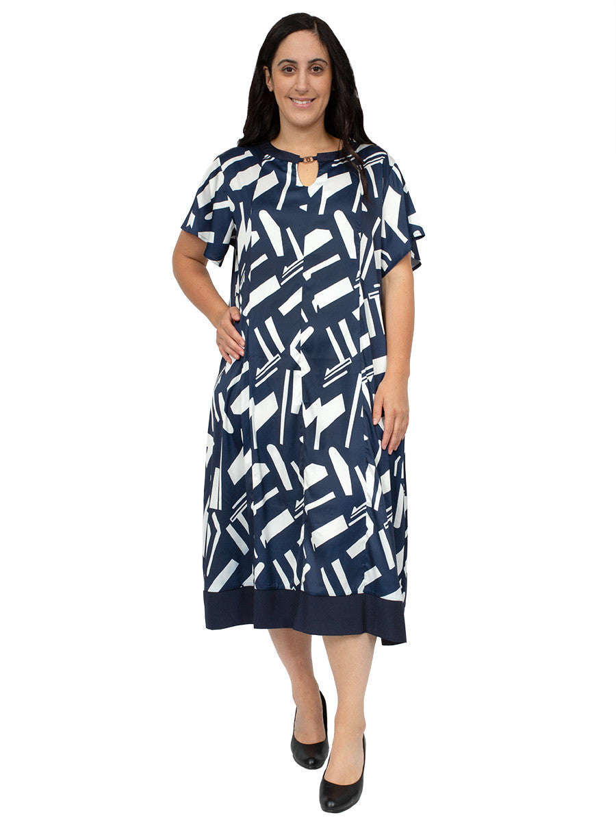 Blue Horizon Dress - Print* - Dale and Waters