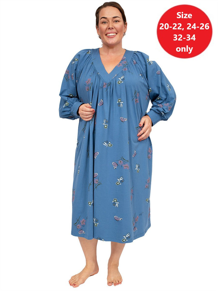 Moonglow Nightie - Blue Print**