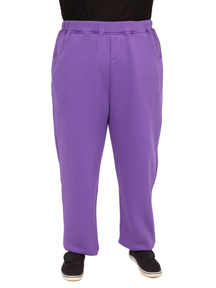 Dorothea Fleece Pants - Purple