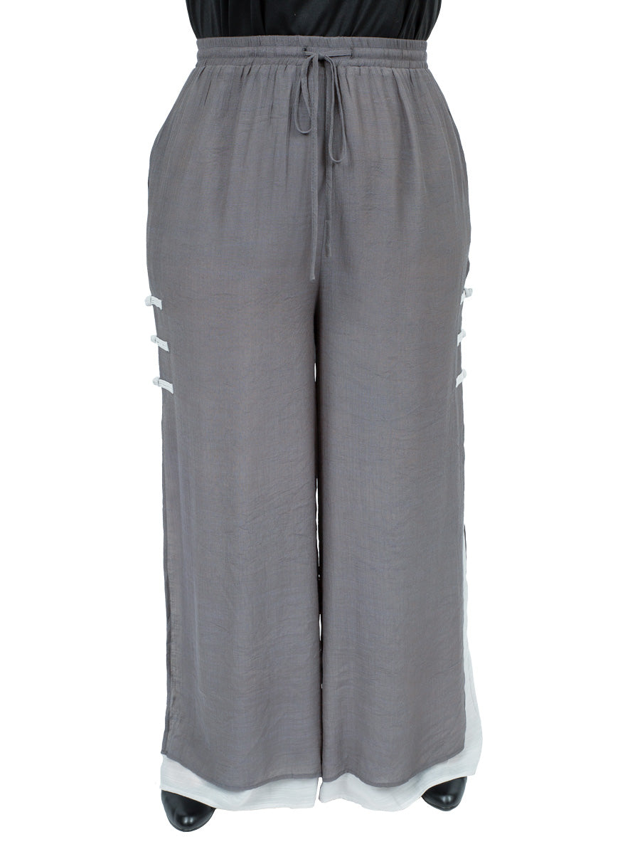 Linen Oak Pants - Grey* - Dale and Waters