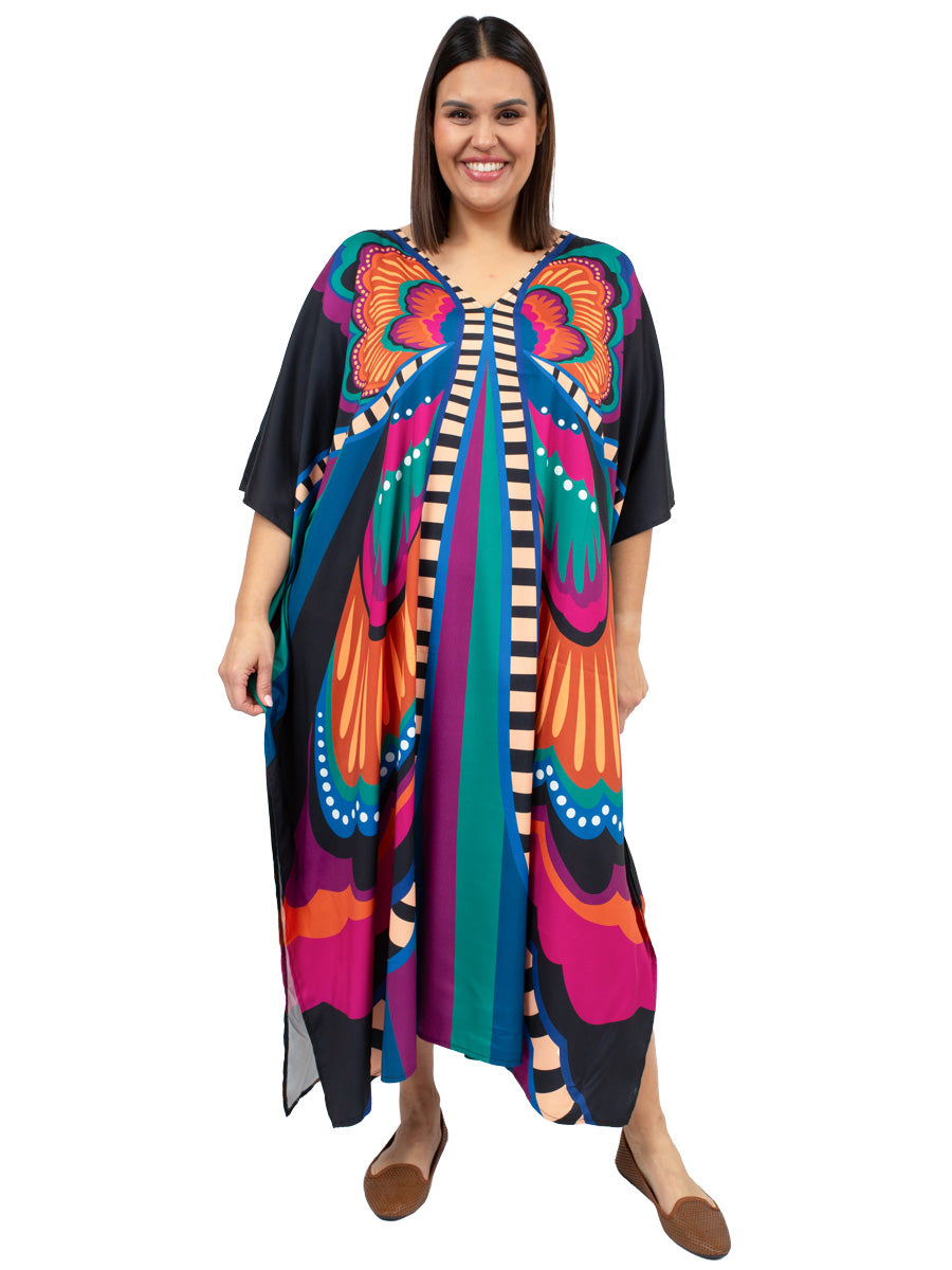 Senna Kaftan Dress - Print* - Dale and Waters