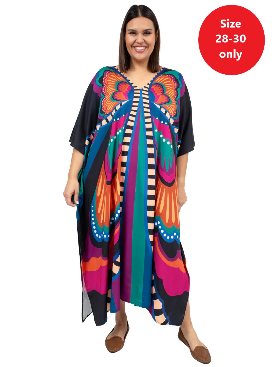 Senna Kaftan Dress - Print* - Dale and Waters