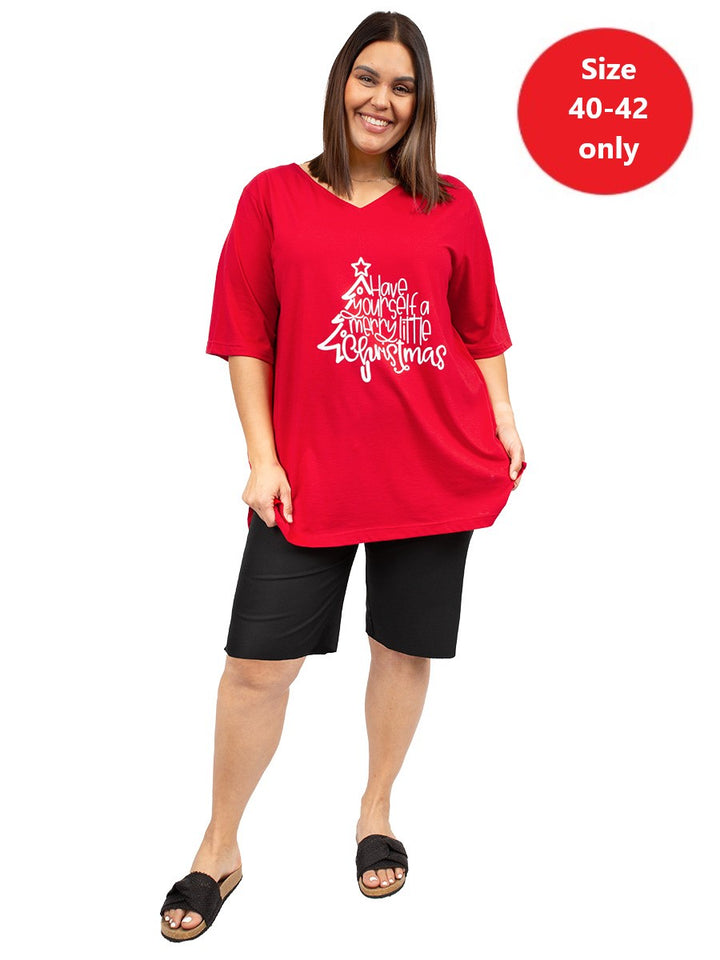 Christmas Tee - Red** - Dale and Waters