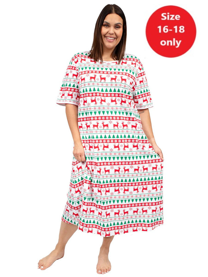 Christmas Eve Nightie - Print**