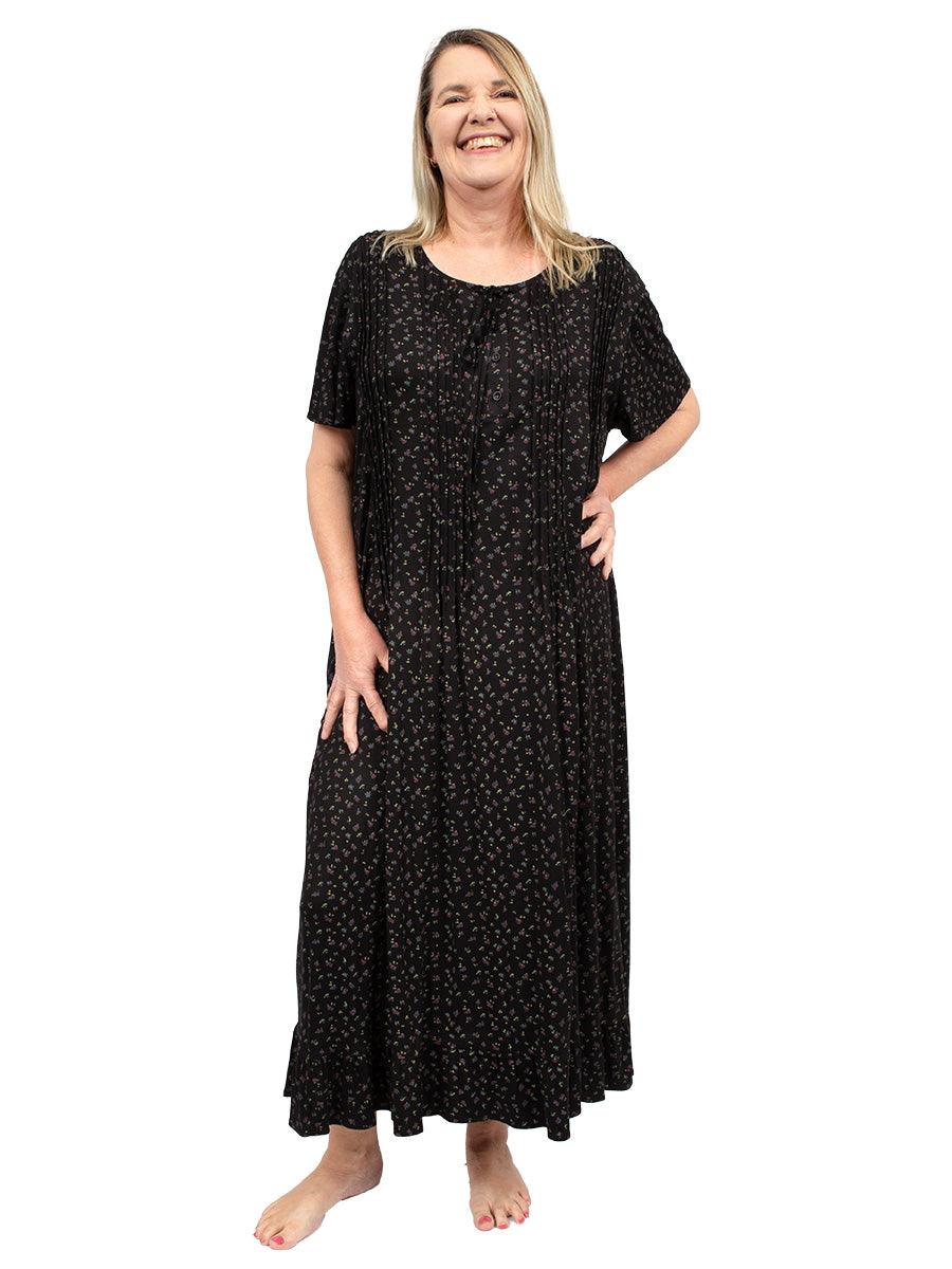 Yellowstone Nightie - Black Print* - Dale and Waters