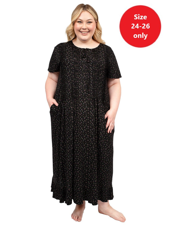 Yellowstone Nightie - Black Print**