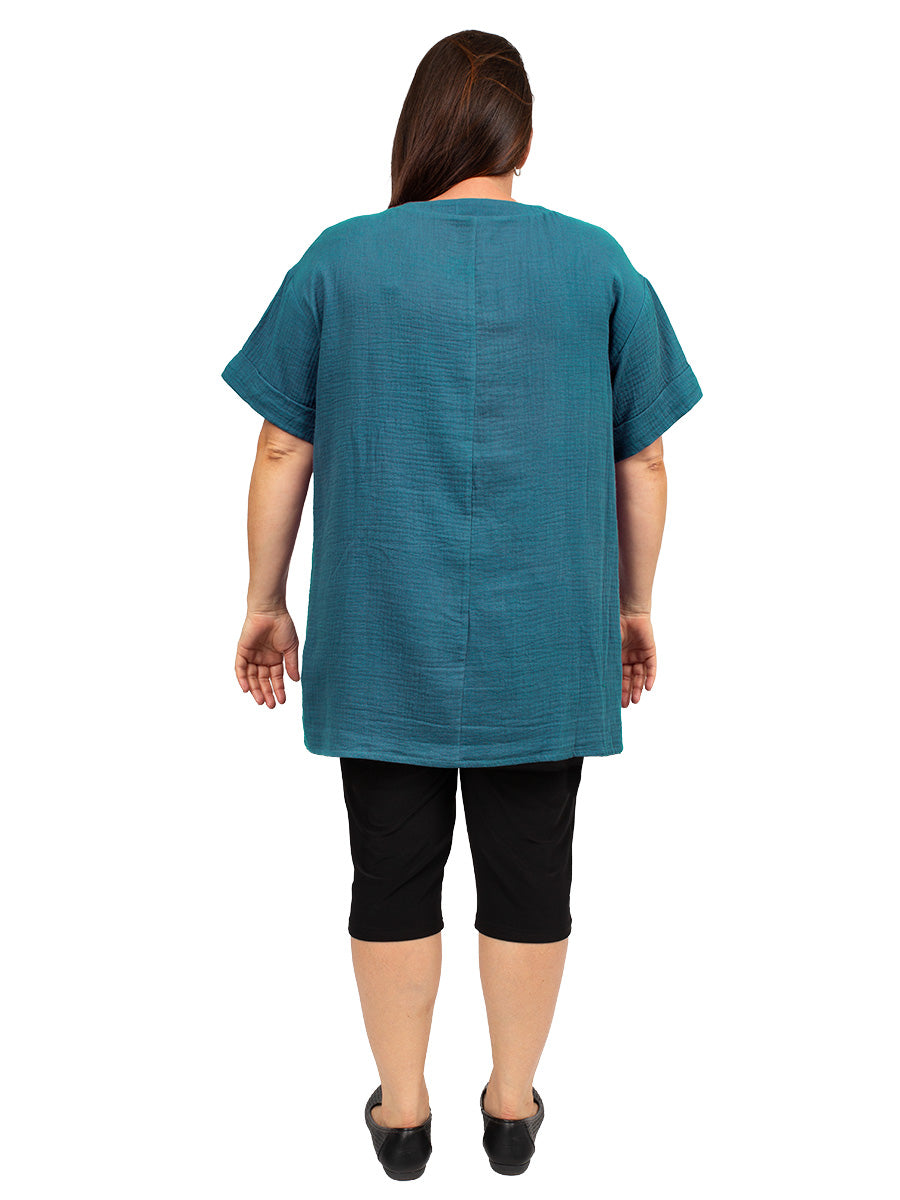 Westmount Top  - Teal - Dale and Waters