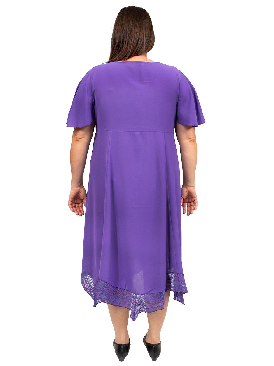 SAMPLE ONLY - Tamika Dress - Purple** - Dale and Waters