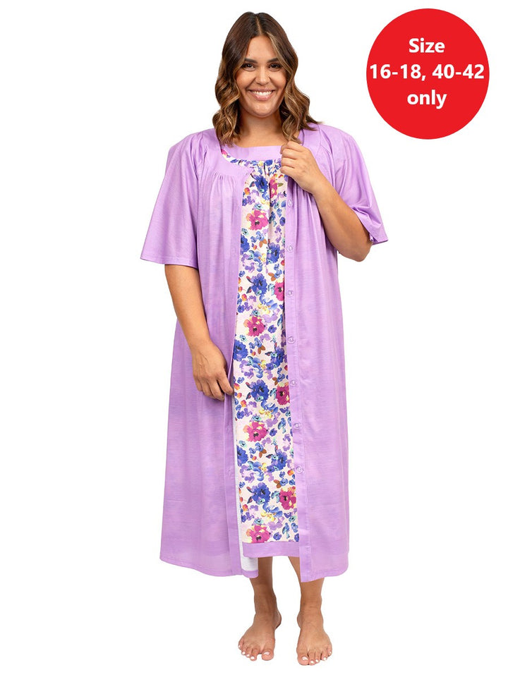 Summer Dressing Gown - Lilac*