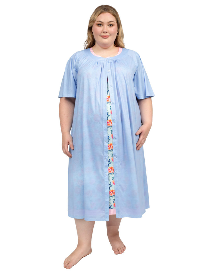Summer Dressing Gown - Blue