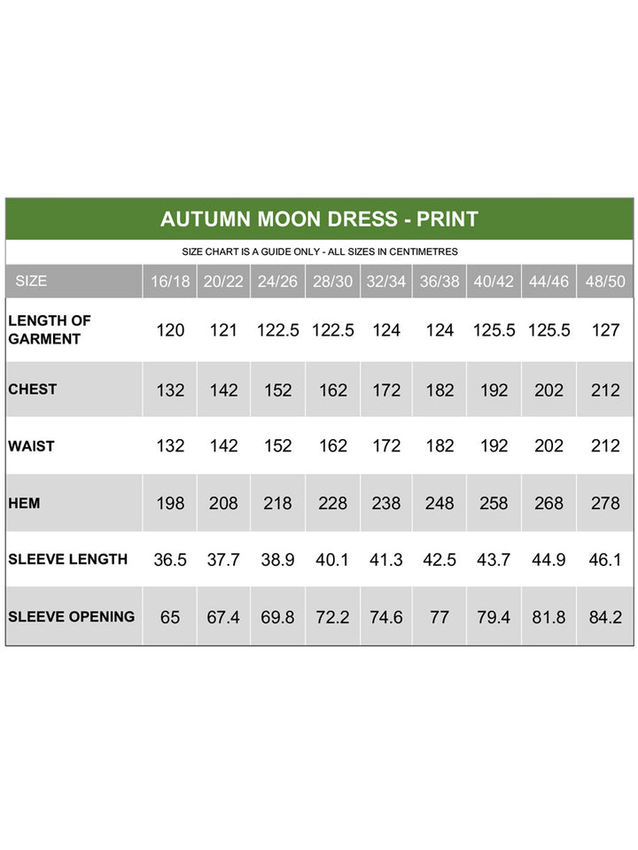 Autumn Moon Dress - Print