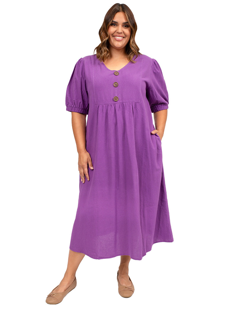 Arden Way Dress - Purple* - Dale and Waters