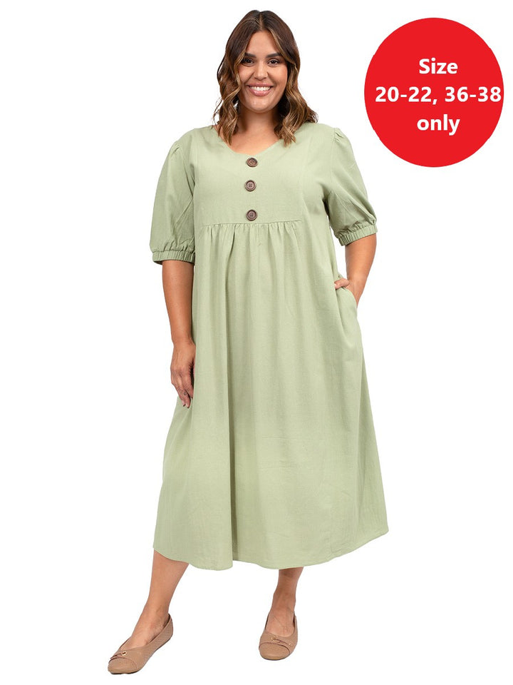 Darby Way Dress - Olive*