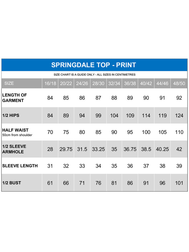 Springdale Top - Print