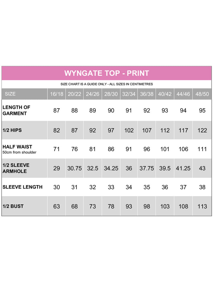 Wyngate Top - Print