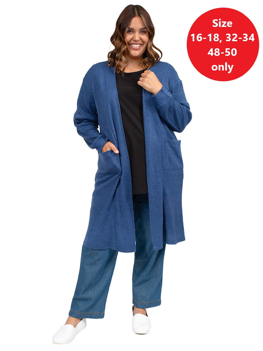 Halsey Duster (Cardigan) - Blue*