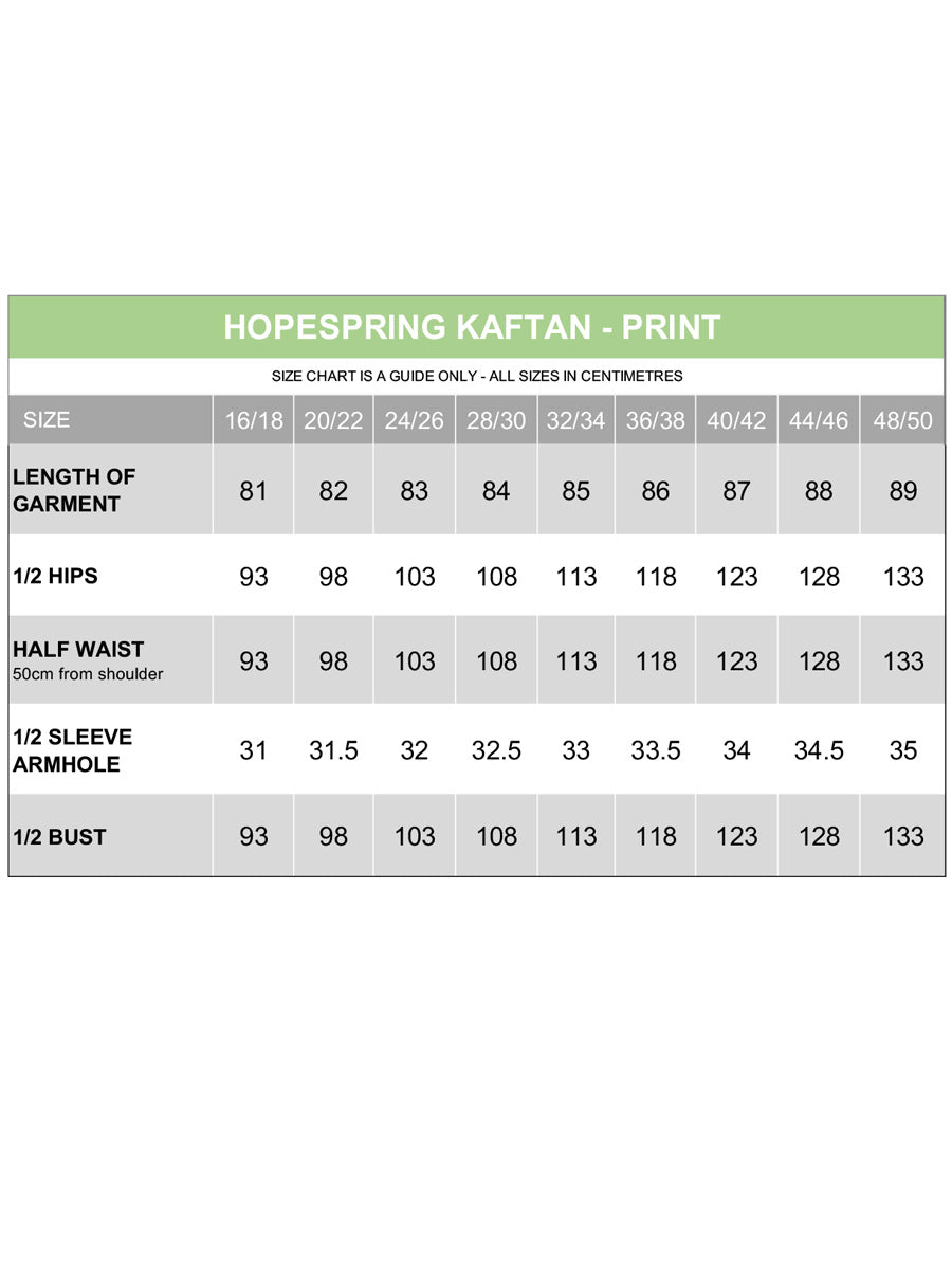 Hopespring Kaftan - Print