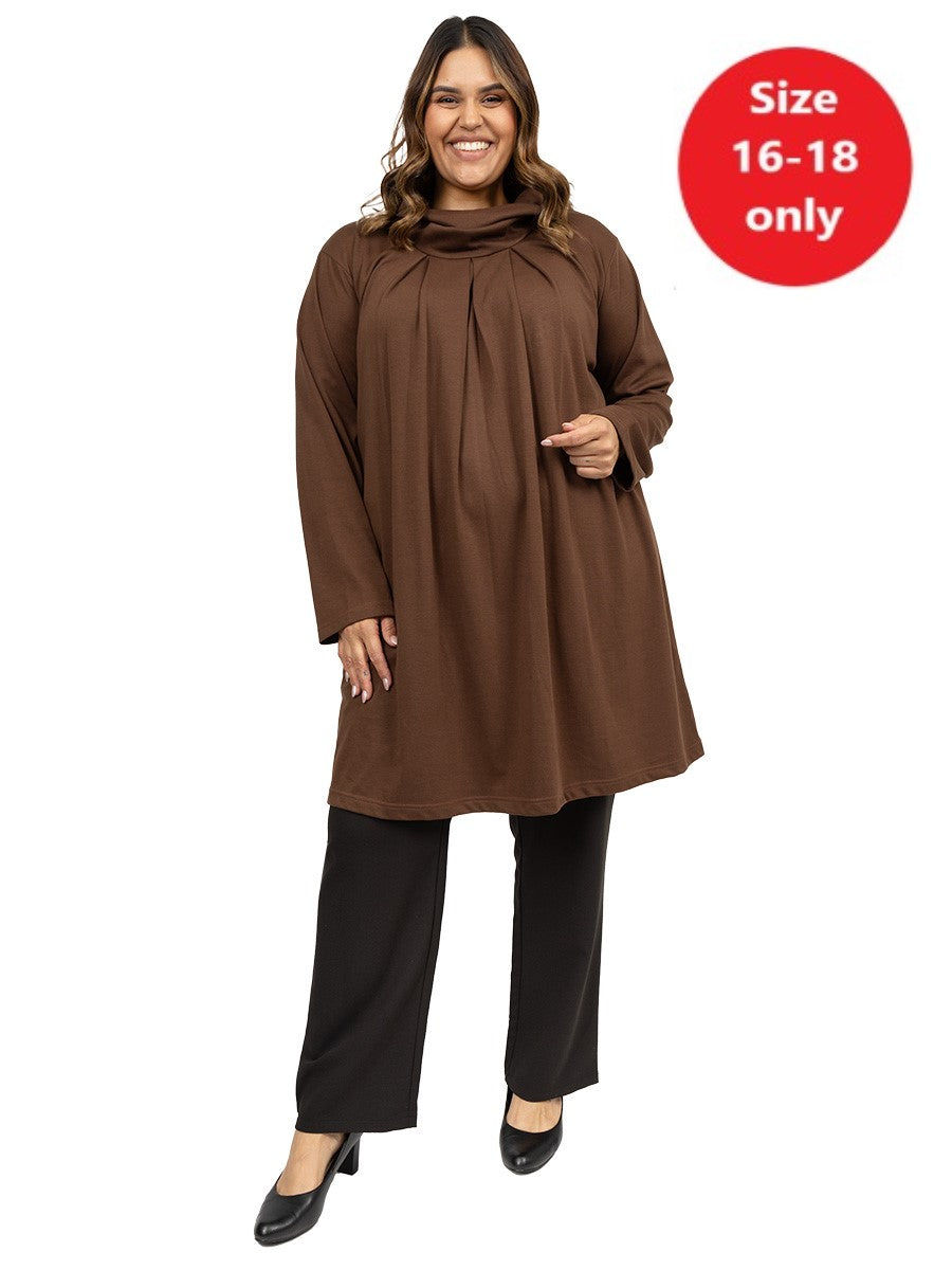 SAMPLE ONLY - Alma Tunic - Brown*