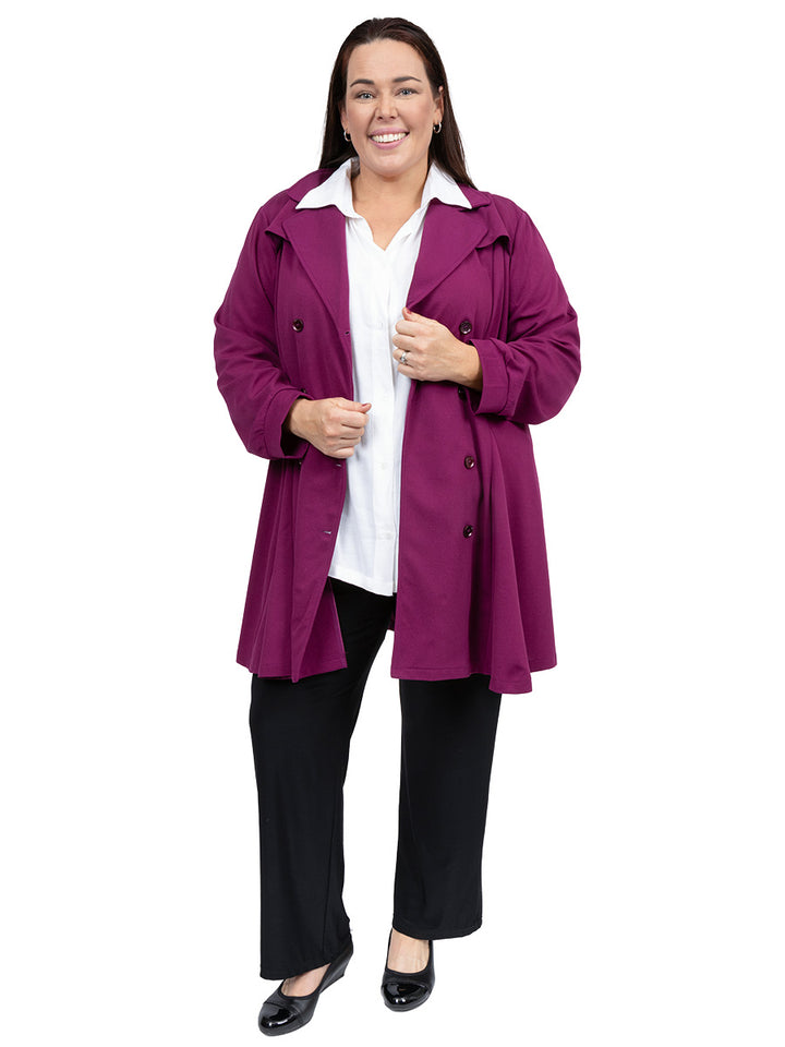 Arabelle Jacket - Wine