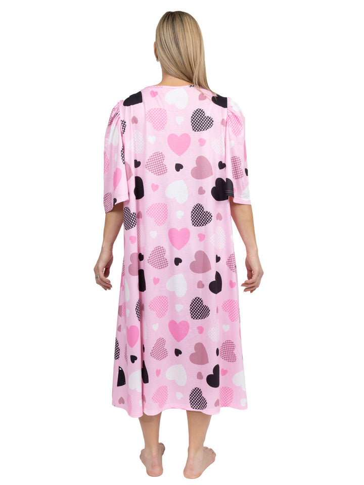 Pepper Sleep Tee Nightie - Pink Print*