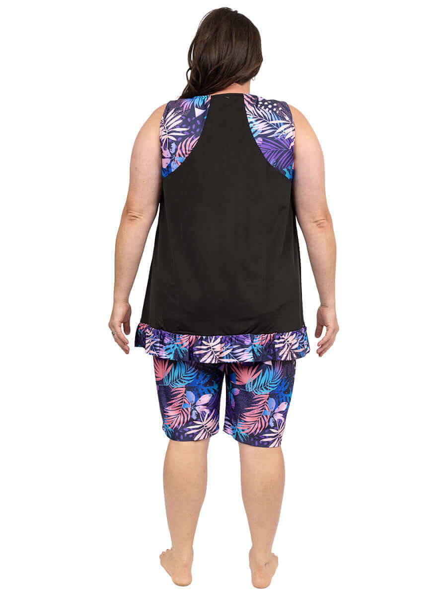 Kala Spring Plus Size Swim Cami | Kala Blue Print | Dale and Waters
