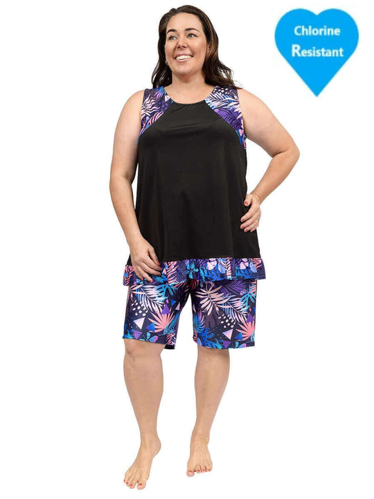Kala Spring Kala Springs Swim Shorts Blue Print Chlorine Resistant