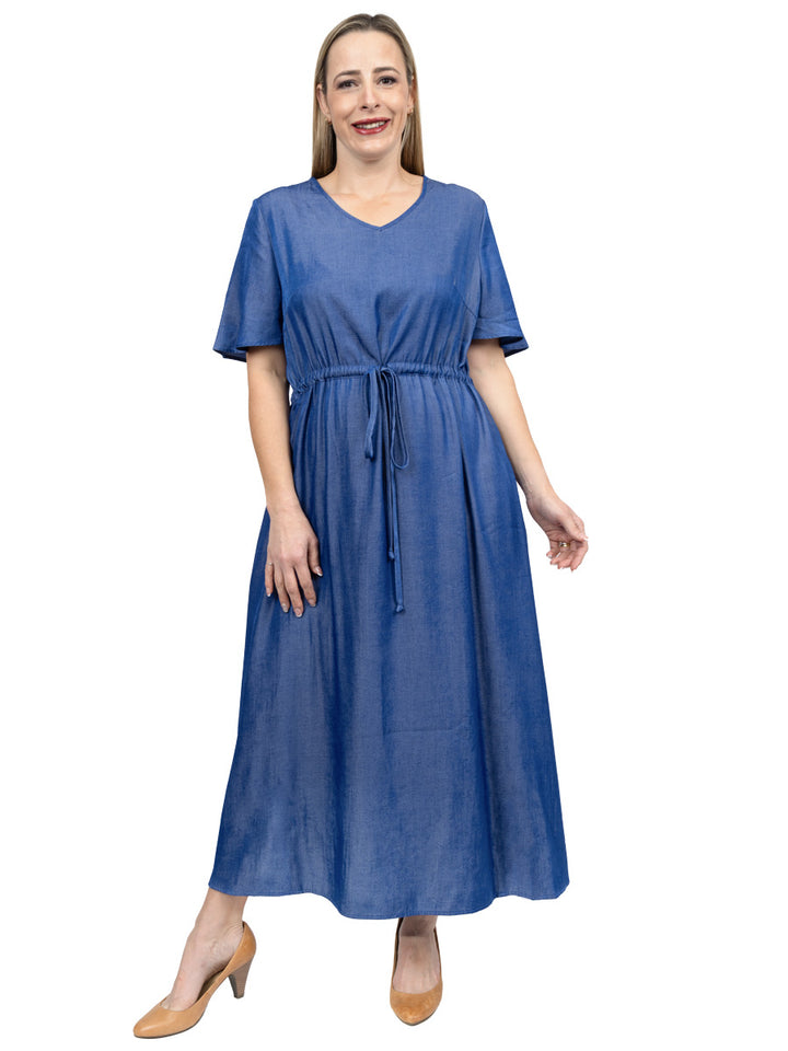 SAMPLE ONLY - Holden Denim  Dress - Fun Blue