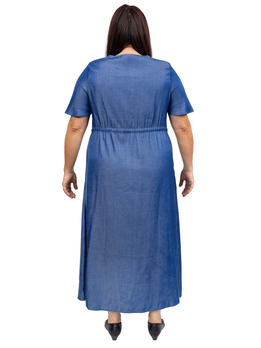 SAMPLE ONLY - Holden Denim  Dress - Fun Blue** - Dale and Waters