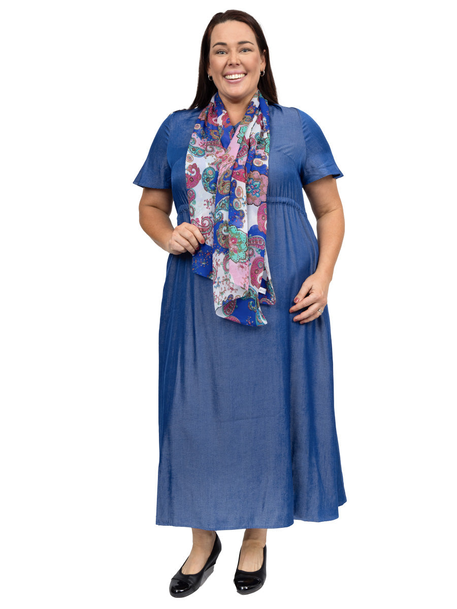 SAMPLE ONLY - Holden Denim  Dress - Fun Blue