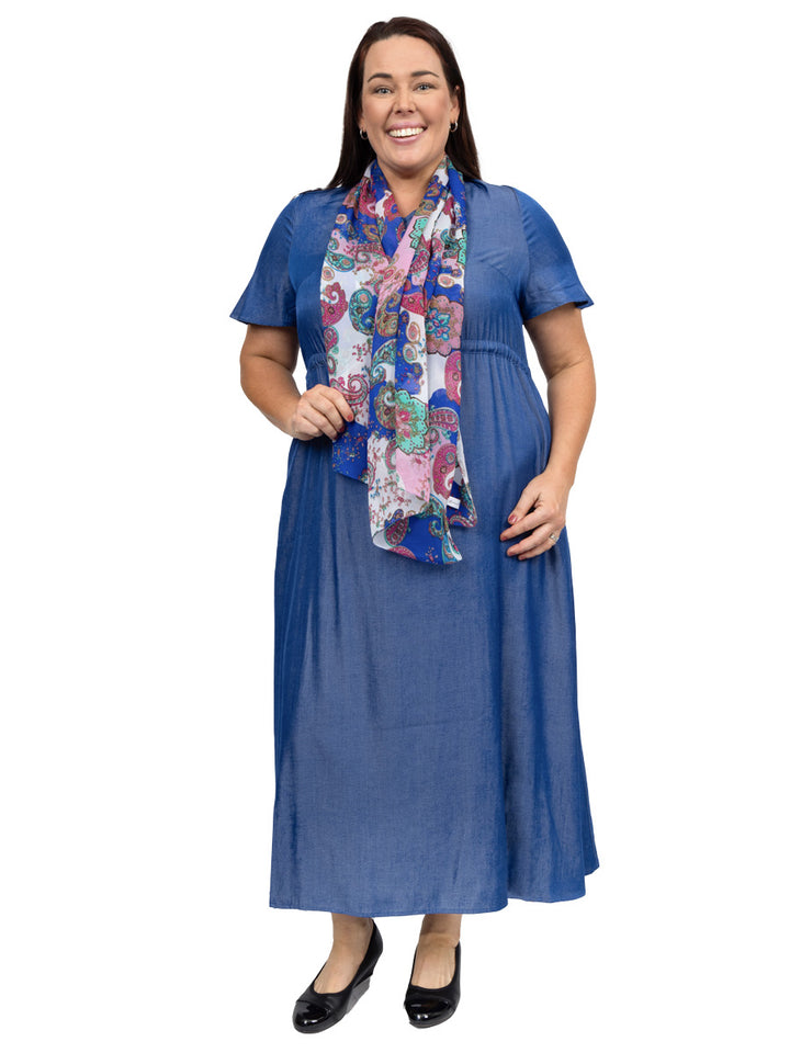 SAMPLE ONLY - Holden Denim  Dress - Fun Blue** - Dale and Waters