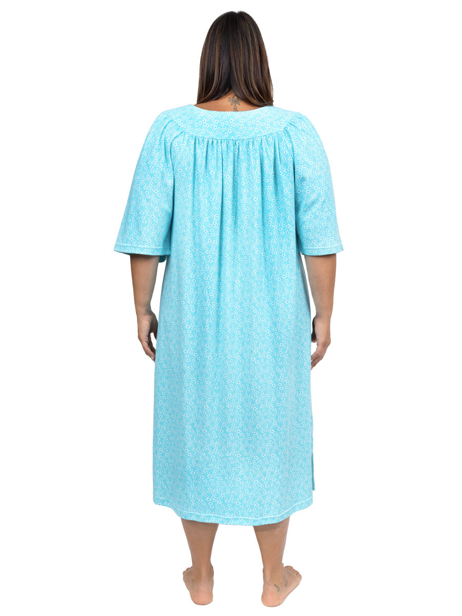 SAMPLE ONLY - Lotus Nightie - Blue Print** - Dale and Waters