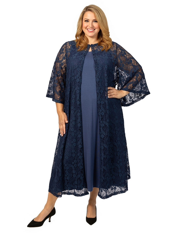 Windsor Lace Jacket & Dress - Admiral*