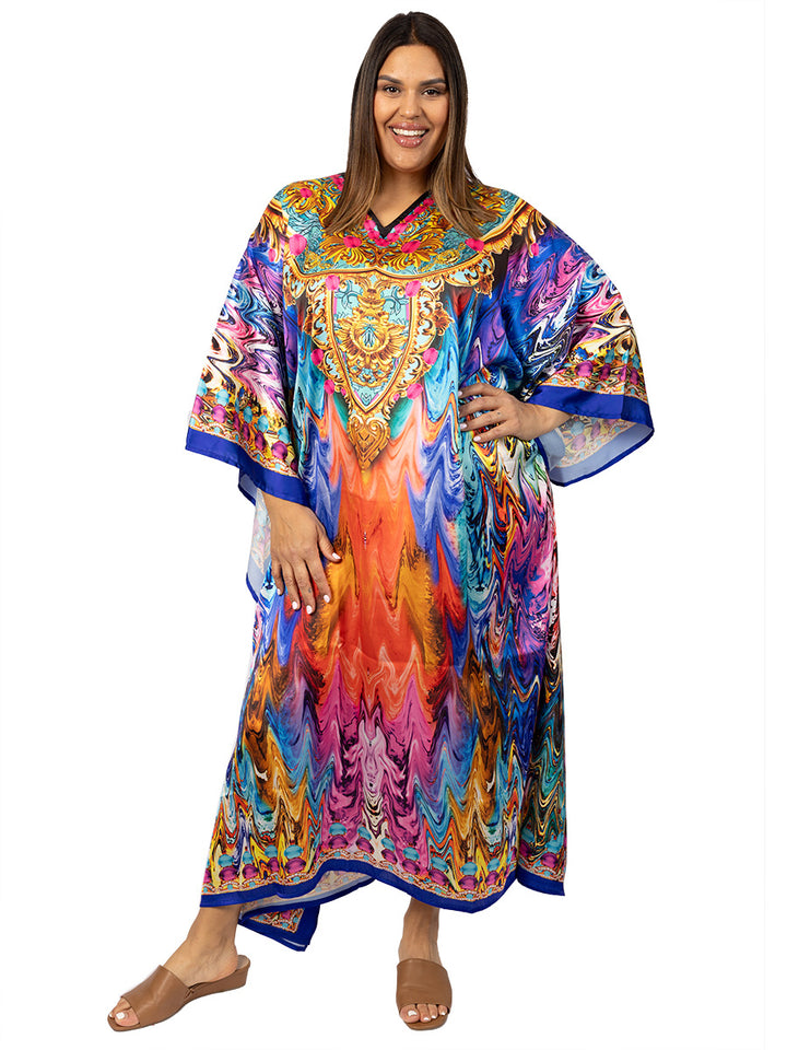 Cyrus Kaftan Dress - Print - Dale and Waters