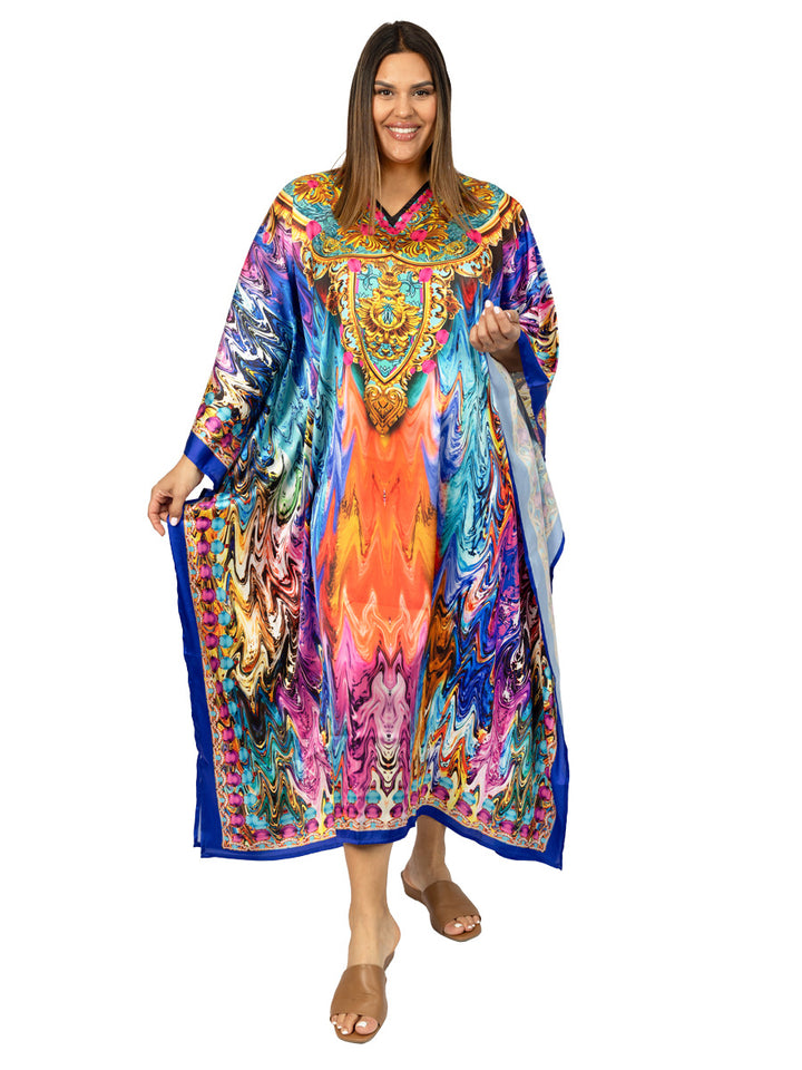 Cyrus Kaftan Dress - Print - Dale and Waters